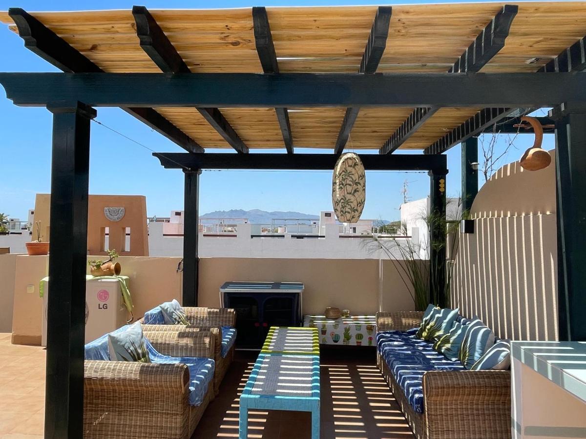 Apartamento Atico con piscina privada a 100m del mar Vera Exterior foto